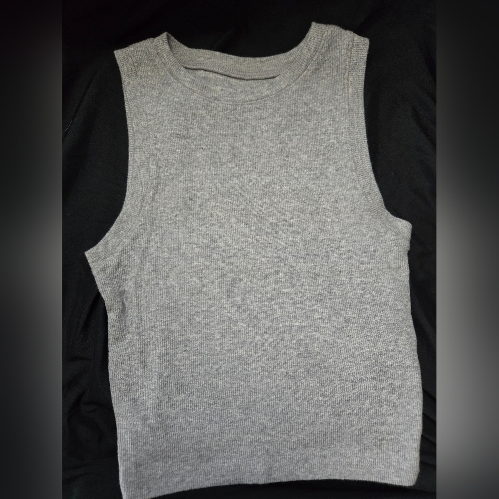 Hollister Light Gray Knit Top